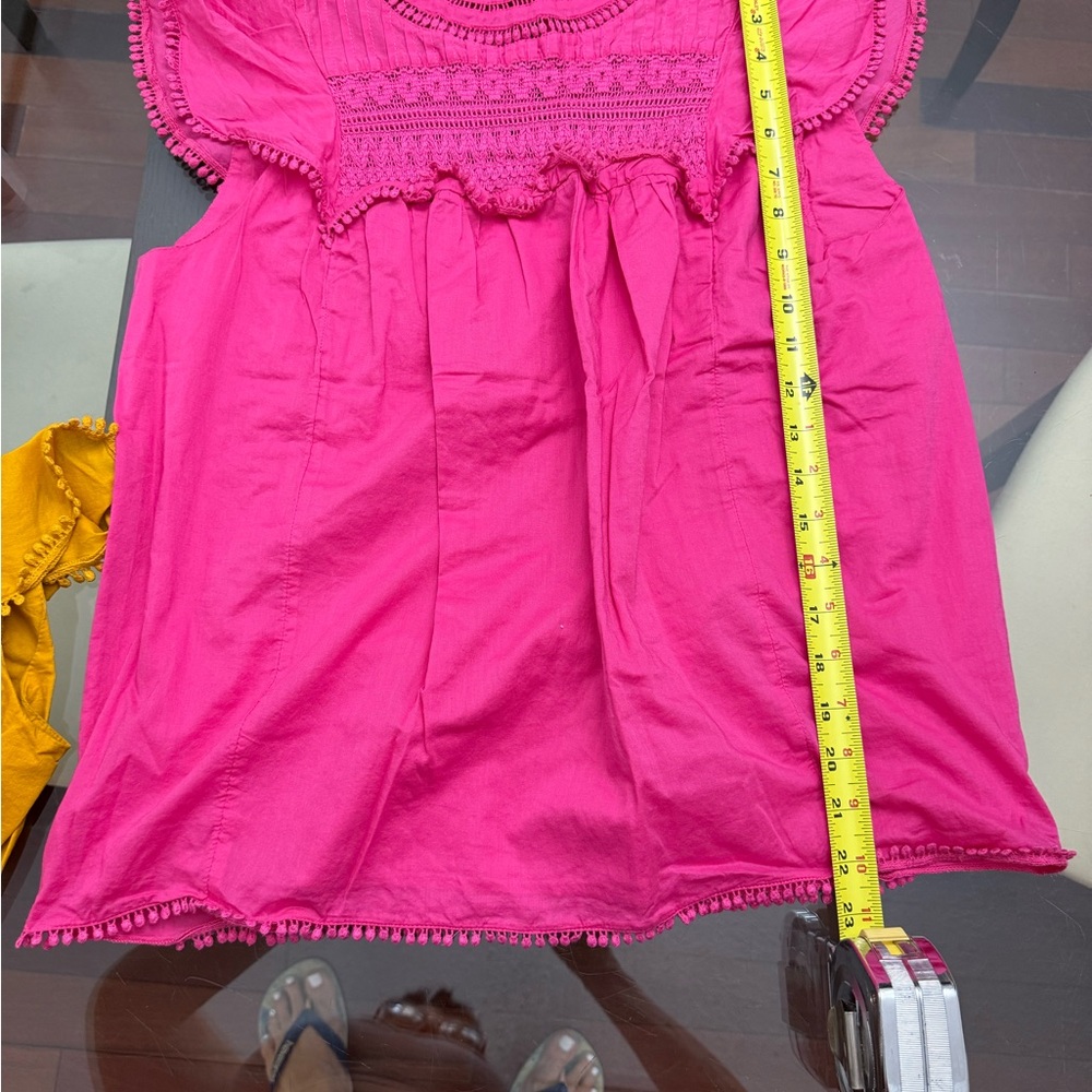J. Crew Fuchsia Ruffle Blouse - Picture 6 of 6